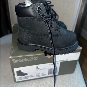 Timberland Kids black Boots